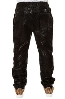 Crooks and Castles Sweatpants Scaled in Black