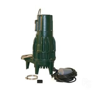 Zoeller BN161 .5 HP Effluent or Dewatering Submersible Pump with 20 ft. Cord and 20 ft. VLFS DISCONTINUED 161 0026