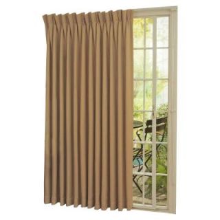 Eclipse Thermal Blackout Patio Door Wheat Curtain Panel, 84 in. Length 12109100X084WHT