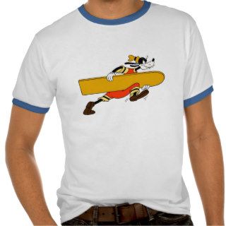 Goofy Running with Surfboard Shirt