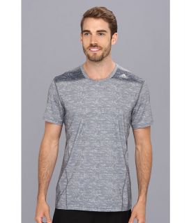 adidas TECHFIT Fitted Short Sleeve Tee Mens T Shirt (Black)