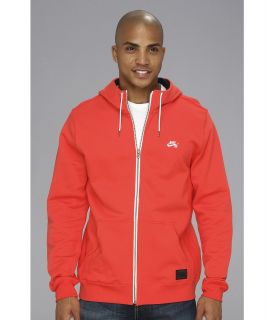 Nike SB Icon Full Zip Hoodie Mens Sweatshirt (Orange)