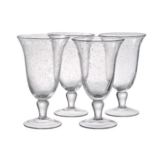 Iris 4 pc. Footed Glass Set