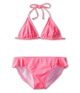 Billabong Kids Dot Bandeau Set Girls Swimwear Sets (Pink)