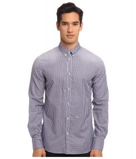 DSQUARED2 Oxford Check Button Up Mens Clothing (Blue)