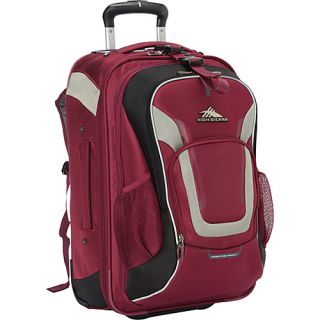 AT7 Carry on Wheeled Backpack with removable daypack Boysenberry   H