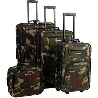 Deluxe 4 piece Camouflage Luggage Set