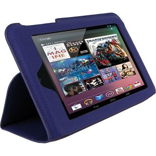 Ultra Slim Vegan Leather Case for Google Nexus 7 Tablet Purple   rooCASE