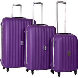 Festival 3 Piece Hardside Spinner Luggage Set Purple   CalPak Luggage Set