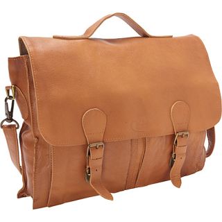 Soft Leather Laptop Brief Light Brown   Sharo Leather Bags No