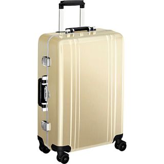 Classic Polycarbonate 24 4 Wheel Spinner Travel Case Polished