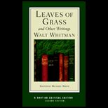 Leaves of Grass and Other Writings