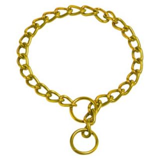 Platinum Pets Coated Chain Training Collar   Gold (20 x 4mm)