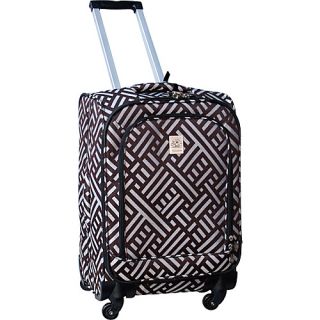 Signature 20 Spinner Brown Silver   Jenni Chan Small Rolling Luggage