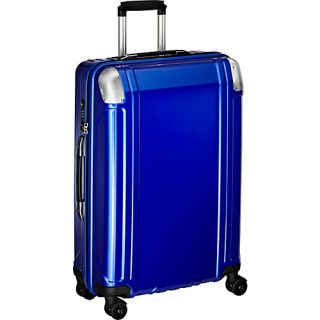 Geo Polycarbonate 26 4 Wheel Spinner Travel Case Blue   Zero H