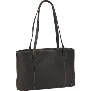 Small Leather Working Tote   Black