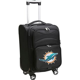 NFL Miami Dolphins 20 Domestic Carry On Spinner Black   D