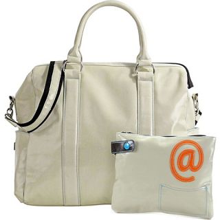 Angela Powered Laptop Bag Ecru   Urban Junket Ladies Business
