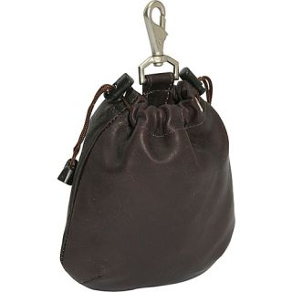 Drawstring Pouch   Chocolate