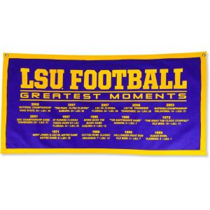 LSU Tigers Football Moments Banner