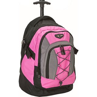 Sprint 19 Rolling Backpack Pink   Rockland Luggage Wheeled Bac