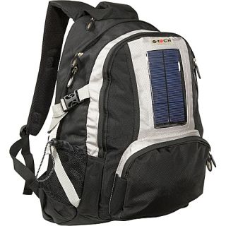 G  Tech Solar Laptop Backpack   Black