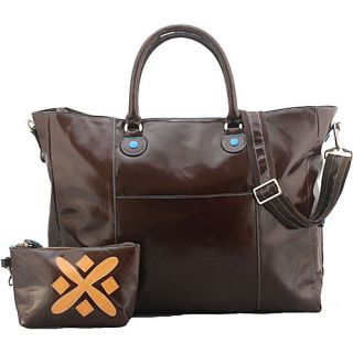 t.o.t.e. Laptop Tote 15   Chocolate Brown
