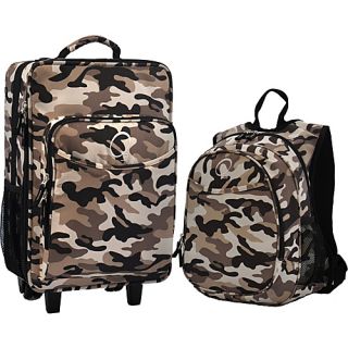O3 Kids Camo Luggage and Backpack Set With Integrated Cooler Camo   Ober