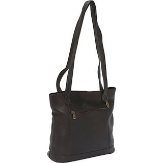 Shopper with Front Zip Pocket   Cafe