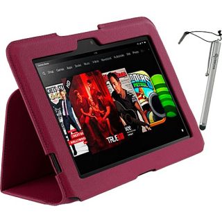 Ultra Slim Case w/ Stylus for Kindle Fire HD 8.9 Magenta   rooCASE Lapto