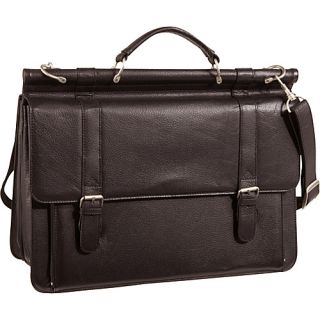 Leather Executive Briefcase Dark Brown   AmeriLeather Non Wheeled B