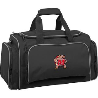 University of Maryland Terrapins 21 Collegiate Duffel Black   Wally