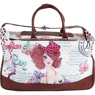 Teresa Rolling Duffle, Special Print Edition Sunny White   Nicole Lee