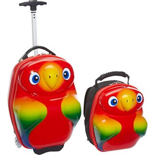 Popo Parrot 2 Piece Luggage Set Parrot   TrendyKid Luggage Sets