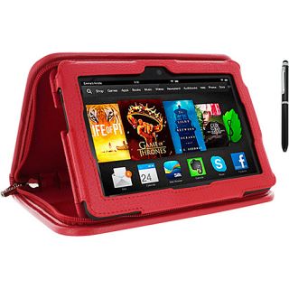  Kindle Fire HDX 7 Executive Case Red   rooCASE Laptop Sleeves