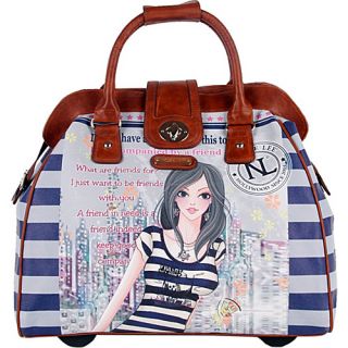 Cheri Rolling Business Tote, Special Print Edition DOLLY   Nicole Lee