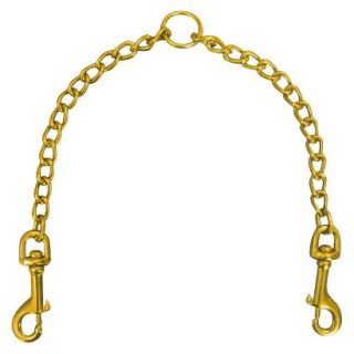 Platinum Pets Coated Steel Chain Coupler   Gold (16 x 2.5mm)