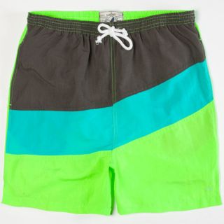 Racer Mens Volley Shorts Lime In Sizes Large, Medium, X Large, Small For