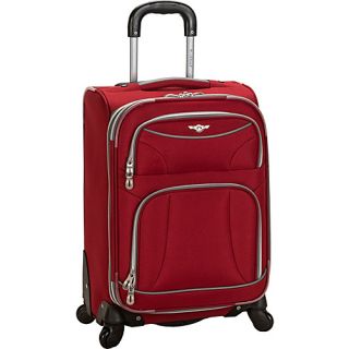 Venice 20 Spinner Carry On Burgundy   Rockland Luggage Small R