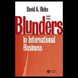 Blunders in International Business