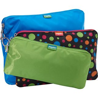 Large Trio Baggs Polka Dot/Cool   baggallini Packing Aids