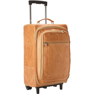 20 Upright Roller Bag Natural   Ropin West Small Rolling Luggage