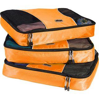 Large Packing Cubes   3pc Set Tangerine    Packing Aids