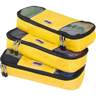 Slim Packing Cubes   3pc Set   Canary