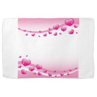 Valentines Background Kitchen Towel