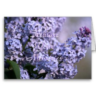Lilac Blooming  customize any occasion Greeting Card