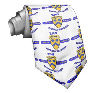 2ND HEAVY CAVALRY DIVISION "BUFFALO SOLDIERS" CUSTOM TIE