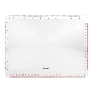 Waltex 270 x 200 mm Magnifier with Ruler DISCONTINUED MP575AA