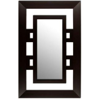 Simpli Home 42 in. x 26 in. Harlow Decorative Framed Mirror AXCIMM219