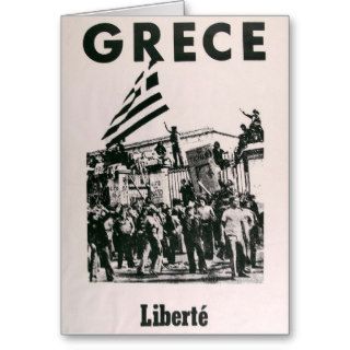 Greek Junda   Against Dictatorship Cards